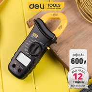 Đồng Hồ Kẹp Đo Dòng Điện Ampe 600V Deli Chuyên Dụng Chính Hãng - Độ Chính Xác Cao Dễ Dàng Sử Dụng -