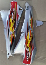 ชุดสี wave125r เวฟ125r  สีแดงเทา กุญแจนิราภัย ปี2005 กาบรถ เฟรมรถ เวฟ125r