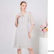 VERONIQA Dress VE-D1508 ชีฟองอังโกร่า แขนสั้น IGPU24-8