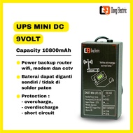 Smart Mini UPS DC 9 Volt ( POWER BACKUP ROUTER WIFI JIKA PLN MATI )