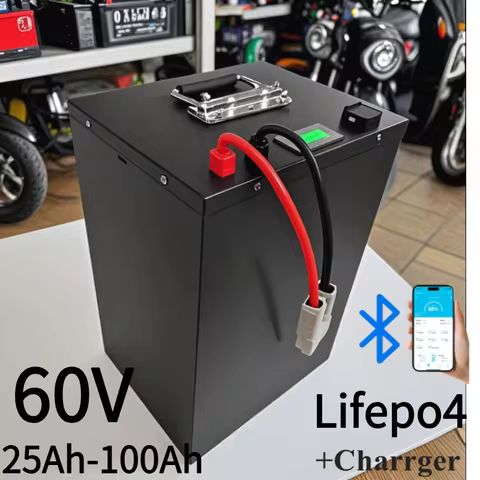 100Ah 60V 60Ah 80Ah 30Ah 60V 40Ah 150Ah 120Ah lifepo4 Lithium battery with Bluetooth APP BMS for Sco