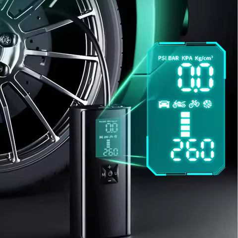 Pump 8000mAh Portable Tire 8000mAh Tire Inflator Pump 150PSI Electric Wireless Portable Car Air Comp