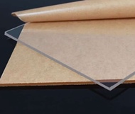 Akrilik lembaran aquarium meja tatakan 30x40 2mm clear black potong mesin