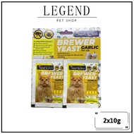 Smart Choice Brewer Yeast with Garlic Extract for Cat -2x10g/pack (1 CARD)