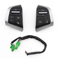 Car Switches Steering Wheel Button Red Backlight Cruise Switch for Isuzu D-Max MUX 2018 Chevy Trailb