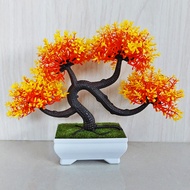 Azgalery PBP05 / Tanaman Hias Pot Bunga Plastik Dekorasi Ruangan Kamar Pohon Bonsai Pajangan Grosir 