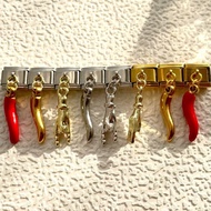 Italy Charms Bracelet Pendant Series Gold Hand Pepper Personality Assembly Chain Italy Charms Bracel