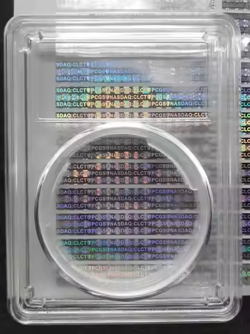 PCGS Grading Coin Rating Coins Capsule Box+Hologram, New High Graded Collectibles coin Holder PCGS e