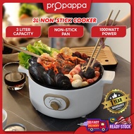 Propappa - 🔥🔥Non Stick Electric Cooker 3L Steamboat Electric Periuk Nasi Rice Cooker, BBQ Pot Steame