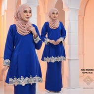BAJU KURUNG RIAU SEDONDON IBU ANAK BAJU RAYA 2025 PLUS SIZE ROYAL BLUE NAVY EMERALD GREEN MAROON BLA