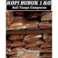 Kopi Bubuk Robusta 1Kg Tanpa Campuran Kemasan Plastik PP / Kopi bubuk murni asli lampung 1 kg Kopi b
