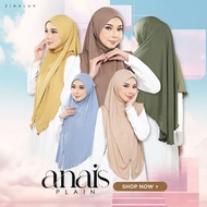 Tudung ANAIS SULAM [ ZIHALUV ] Plain - BIDANG 55