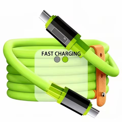6A Type C To Type C Mobile Phone Charging Cable Universal High Power Charger USB Cord 6A USB C Cable
