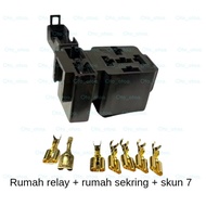 4-pin 5-pin relay socket housing + fuse housing relay 4 pin relay 5 pin Makassar South Sulawesi