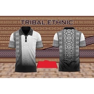 Ethnic Filipiniana For Men Women Top Modern Barong Ethnic Tribal Inspired Polo Shirt Full Sublimatio