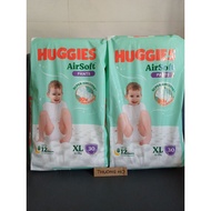 Combo of 2 packs of HUGGIES Airsoft diaper pants size XL (30 pieces x 2 packs) genuine product HSD 2