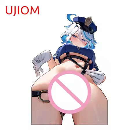UJIOM for Genshin Impact Furina Hentai Wall Stickers Charming Game Character Tuya Decals Scratch Pro
