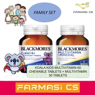 PROMO BLACKMORES Koala Kids Multivitamin + Mineral 60 Tablets + Blackmores Multivitamin 30 Tablets [