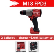 Milwaukee_M18 2904-20 Cordless Impact Drill 18V 6.0 Lithium Battery Dual Speed ​​Hand Drill Continuo