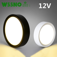 [wssno] Ultra Thin LED Downlight DC12V 3W 5W 7W 9W 12W 15W 18W LED Spot Light Waterproof Surface Mounted LED Bedroom Ceiling Lamp