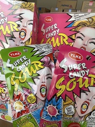 Super candy sour ลูกอมเปรี้ยว ( 1 กล่อง มี 30 ชิ้น ) 360 g