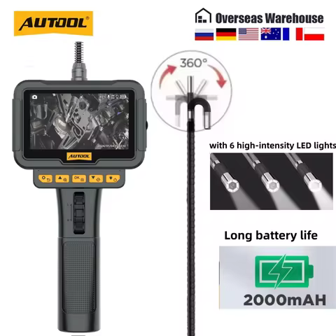 AUTOOL SVB305 Steering Endoscope 5mm HD Camera Automotive Boroscope Inspection Endoscopic Tools Sewe