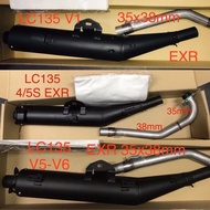 CJ IPOH LC135 V1-V7 EXR EXHAUST 35x38MM 🔥NEW VERSION 🔥Free Fiber