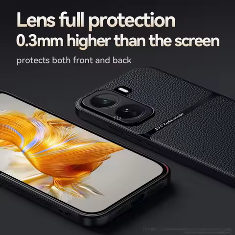 Back Leather Case Cover for Vivo Iqoo Neo11 Car Holder Magnetic Leather Case Vivo Iqoo Neo10 Phone C