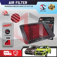Washable Drop In Air Filter Performance Perodua BEZZA AXIA 1.0 VVTI 16 Element Enjin Penapis Enjin K
