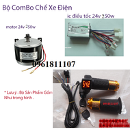 Combo chế xe điện motor 24v 250w động cơ làm xe điện 24V 250W động cơ xe điện 24V 250W