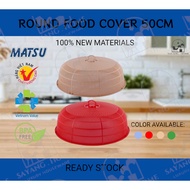 42/50/55/58cm Round Food Dish Cover With Handle Dining Table Cover Dish Cove Penutup saji makanan圆型桌