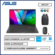 Asus VivoBook 15 OLED K513E-AL11109/11646TS 15.6" FHD Laptop Indie Black ( I3-1115G4, 4GB, 512GB SSD, Intel, W10, HS )