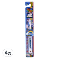 EBiSU 惠百施 新幹線兒童牙刷 3-6歲 顏色隨機  4支