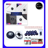 8pcs Universal Car Shock absorber gasket sound proof rubber Door Switch Rubber Door Buffer Proton Pe