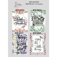 REF MAGNET BIBLE VERSE 2R SIZE