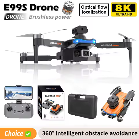 E99s&E88Pro Optical Flow Obstacle Avoidance Drone 8K HD Dual Camera Remote Control Aircraft Brushles
