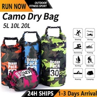 Camo Dry Bag Outdoor Pack Bag Waterproof Rafting Diving Travel Waterproof Dry Bag Swim Storage Bag 2