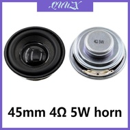 QUU Power Full Ranges Audios Speaker 45mm 4Ohm 5W 8Ohm 3W Magnetic Speaker