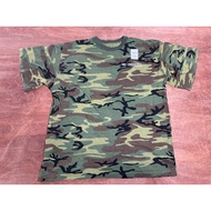 (Size 2XL) Chest 25 Length 31 Authentic US Army Navy Air Force USMC Camouflage T-Shirt M277 Military