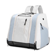 Blue Thickened Snow Fan-Shaped Large Ski Boots Bag Large Capacity Football Sports Backpack Ski Shoes