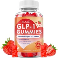 GLP1 Gummies, Natural GLP-1 Supplement with Berberine Akkermansia Probiotic GLP Activate Supplement