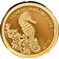 Perth Mint Seahorse 0.5g gold proof coin