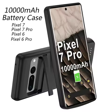Pixel 7 10000mAh Battery Charger Case For Google Pixel 7 Pro 6 Pro 8 Pro Portable Power Bank Chargin