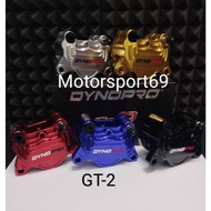 DYNOPRO FRONT CALIPER CNC CALIPER DEPAN 4 POT BRAKE PUMP DEPAN PUM BAWAH CALIPER P34 GP4 CEKAM CNC
