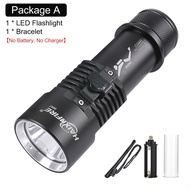 HaixnFire DV57ไฟฉายกันน้ำใต้น้ำ2500 Lumens XHP70ไฟดำน้ำสกูบาไฟฉายตั้งแคมป์กลางแจ้ง