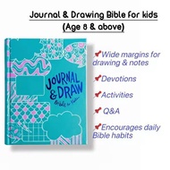 CSB Journal and Draw Bible ,Christian Standard Bible® Teal Leather Touch Over Board, Black Letter, W