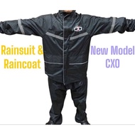 RAINCOAT CXO NEW MODEL CXO PREMIUM PERFORMANCE GOOD QUALITY SIZE (M - L - XL - 2XL - 3XL) READY STOC