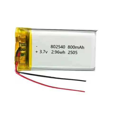 1/10/20 PCS 802540 3.7V 800mAh Lipo Lithium Battery for Flashlight Remote Controller Handheld Fans, 