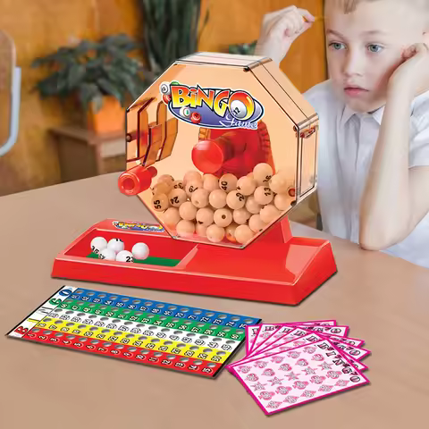 Lottery Machine Bingo Sets With Number Card for Party Show Performance Group Activities Sweepstakes 