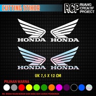 HONDA WINGcutting stiker custom stickerHONDA/cutting stiker
